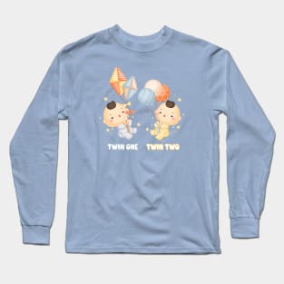 Twins baby boys Long Sleeve T-Shirt